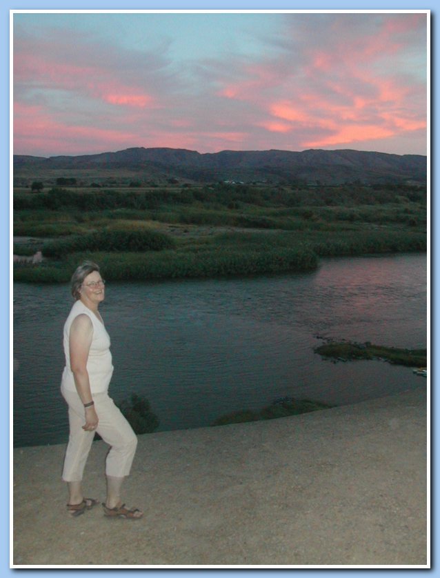 Sunset at Orange River